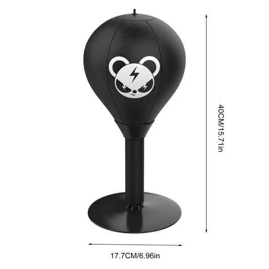 Stress Reduce Tool Desktop Punching Bag Stress Buster with Suction Cup Desk Punch Ball Heavy Duty Stress Relief Tool for Office